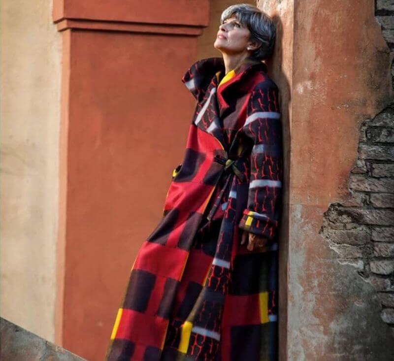 cappotto da donna fiesso d'artico